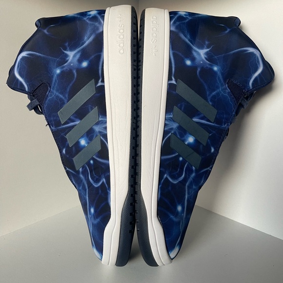 ADIDAS ORIGINALS VERITAS MID Lightning Neutron Blue Sneakers - Picture 5 of 7